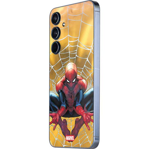 Marvel Spiderman Web Shooting Galaxy A55 5G Skin